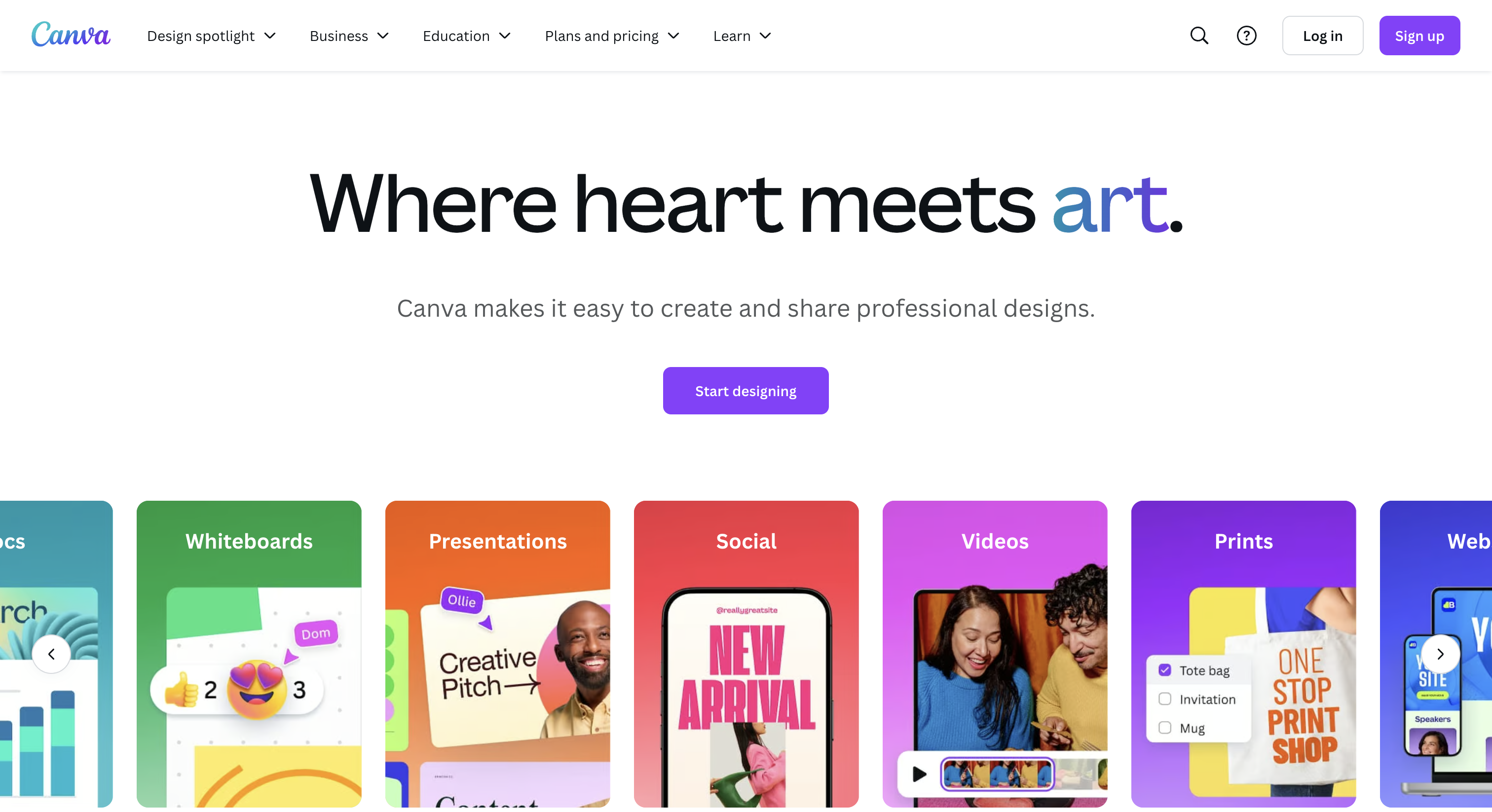Canva Websites Website Homepage