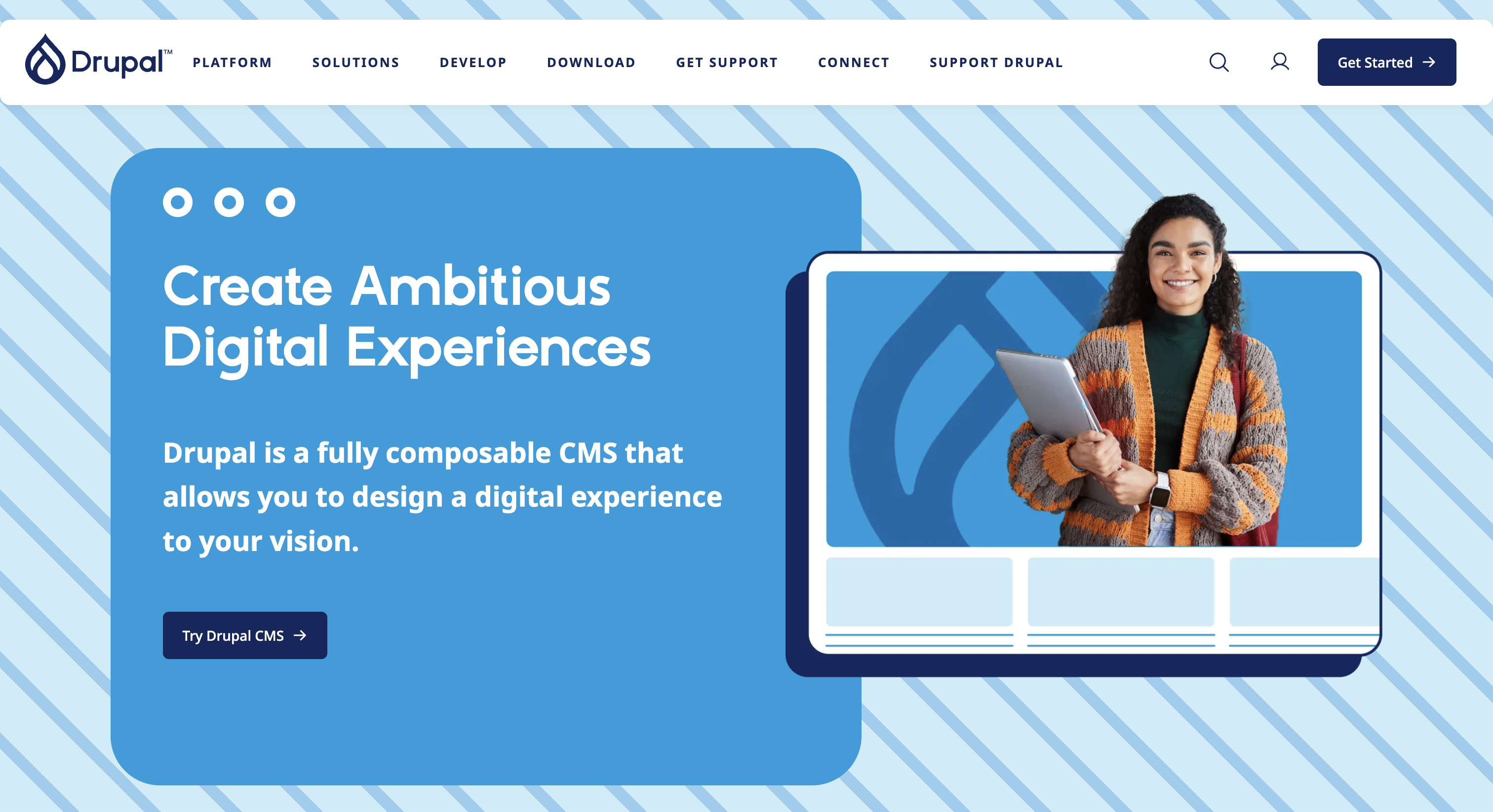 Drupal Website Homepage