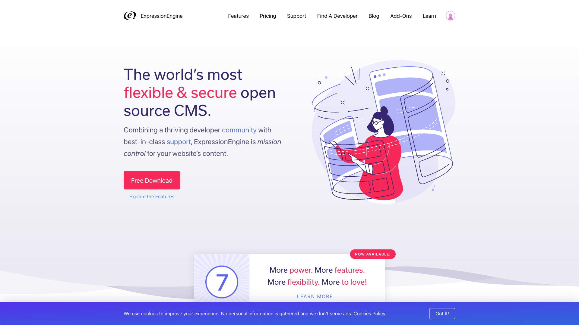 ExpressionEngine Website Homepage