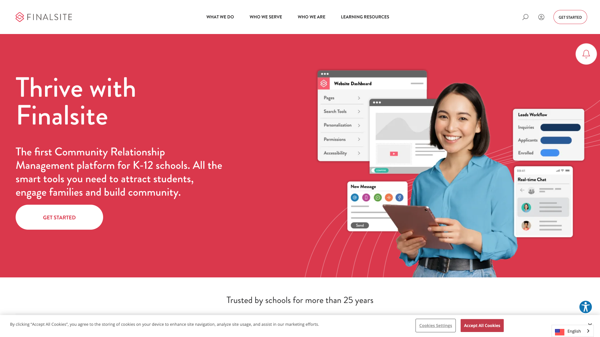 Finalsite Website Homepage