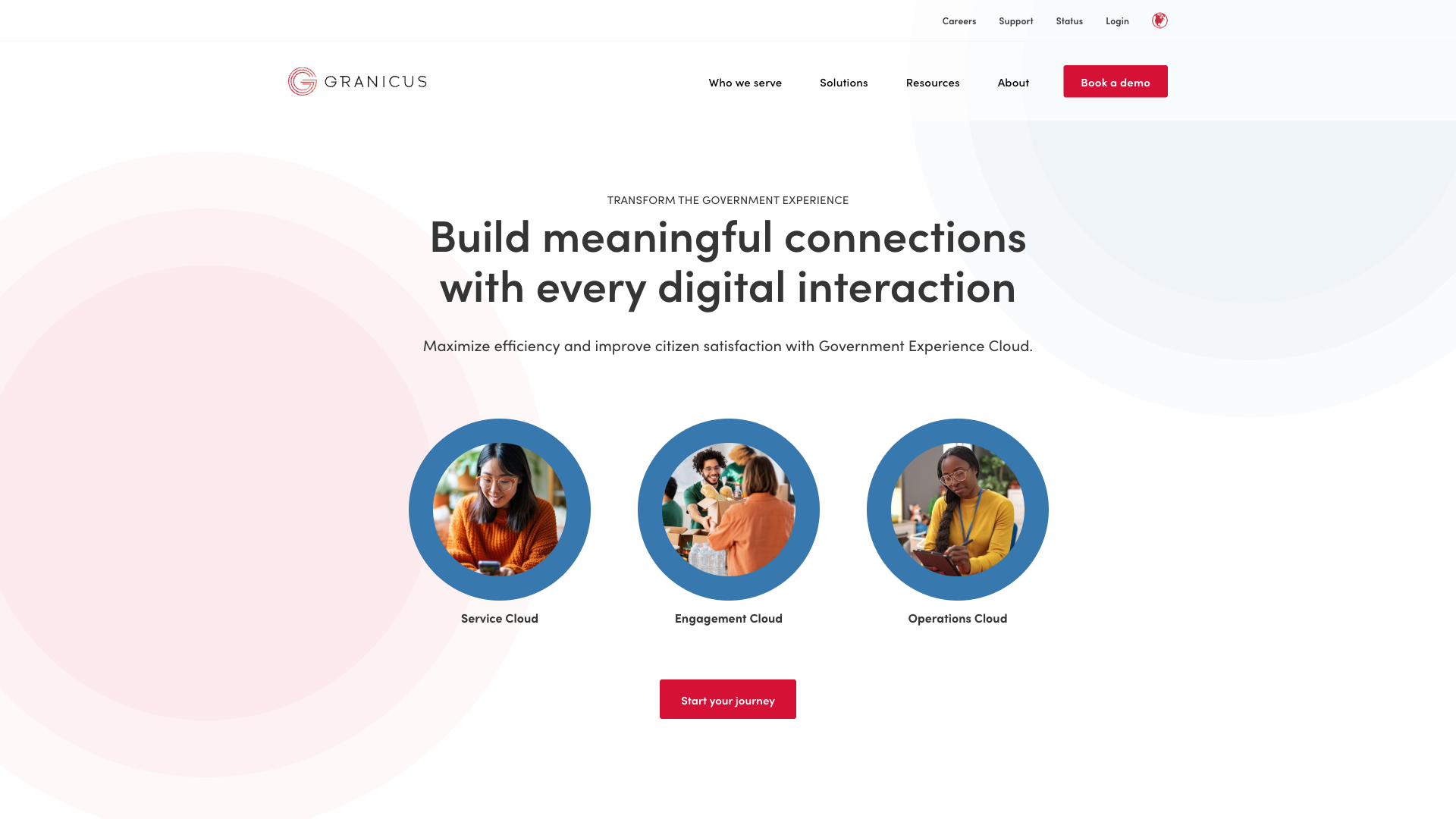GovDelivery Website Homepage