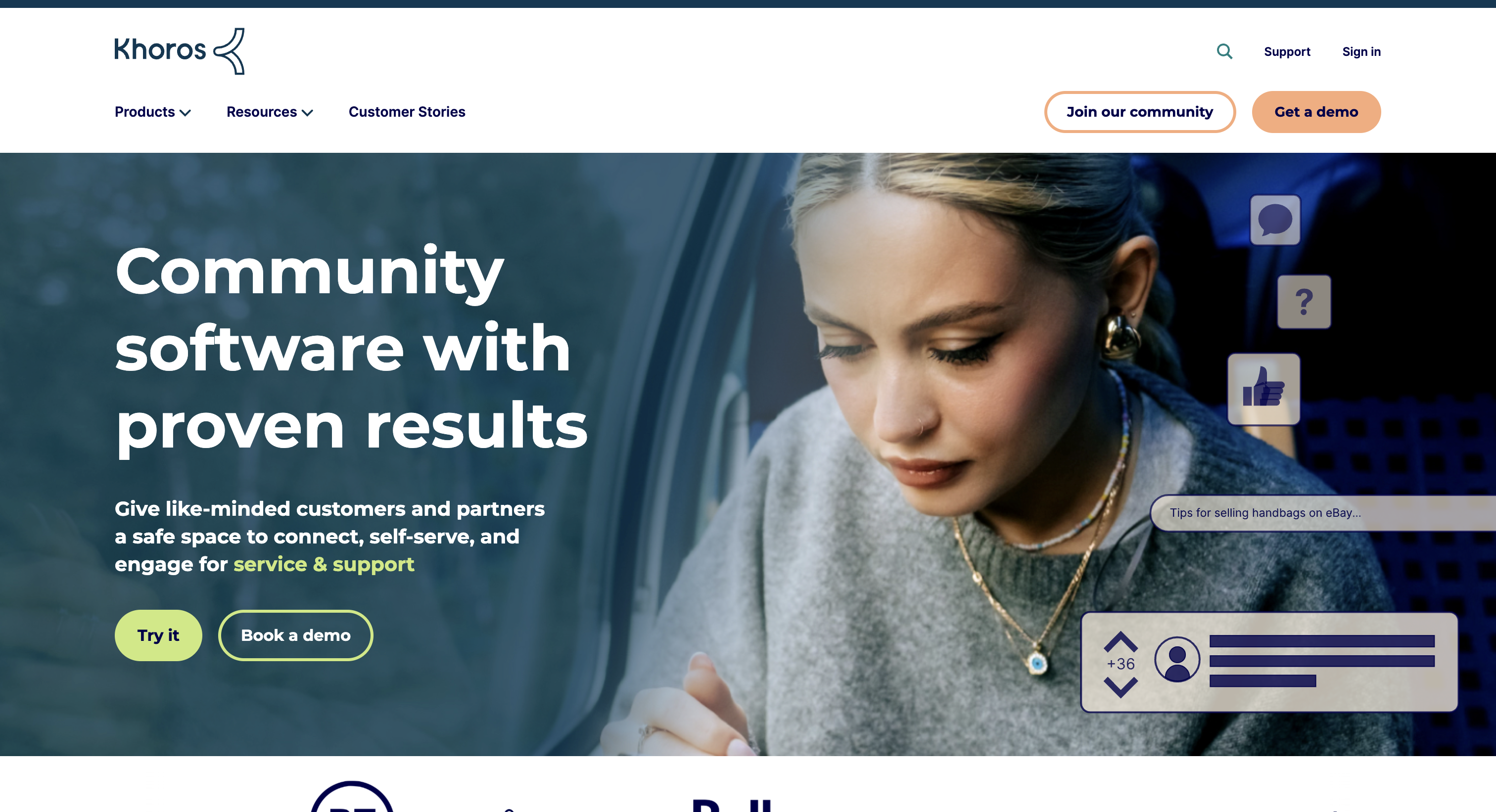 Lithium Technologies Website Homepage