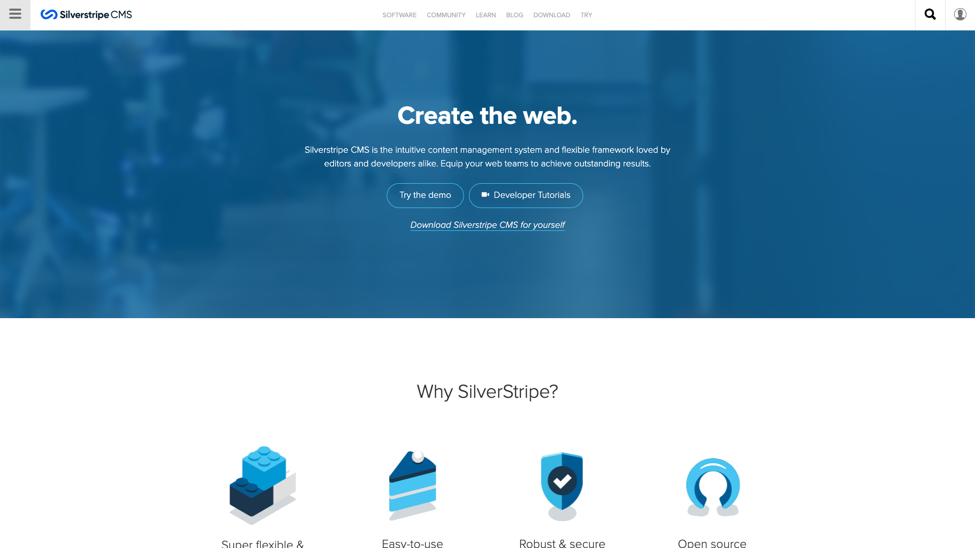 SilverStripe Website Homepage