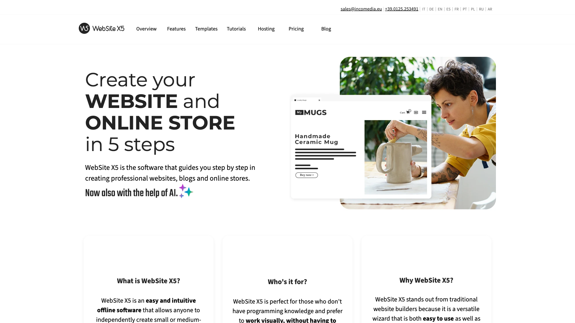 Website x5 Website Homepage