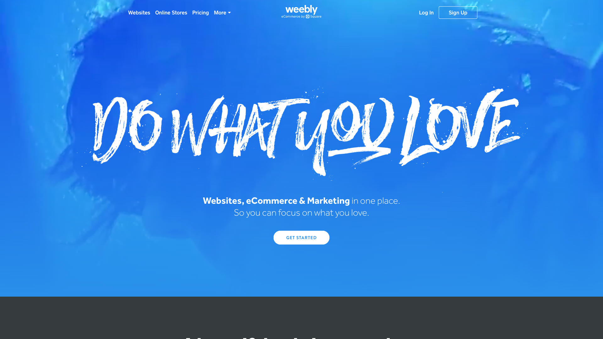 Weebly Website Homepage