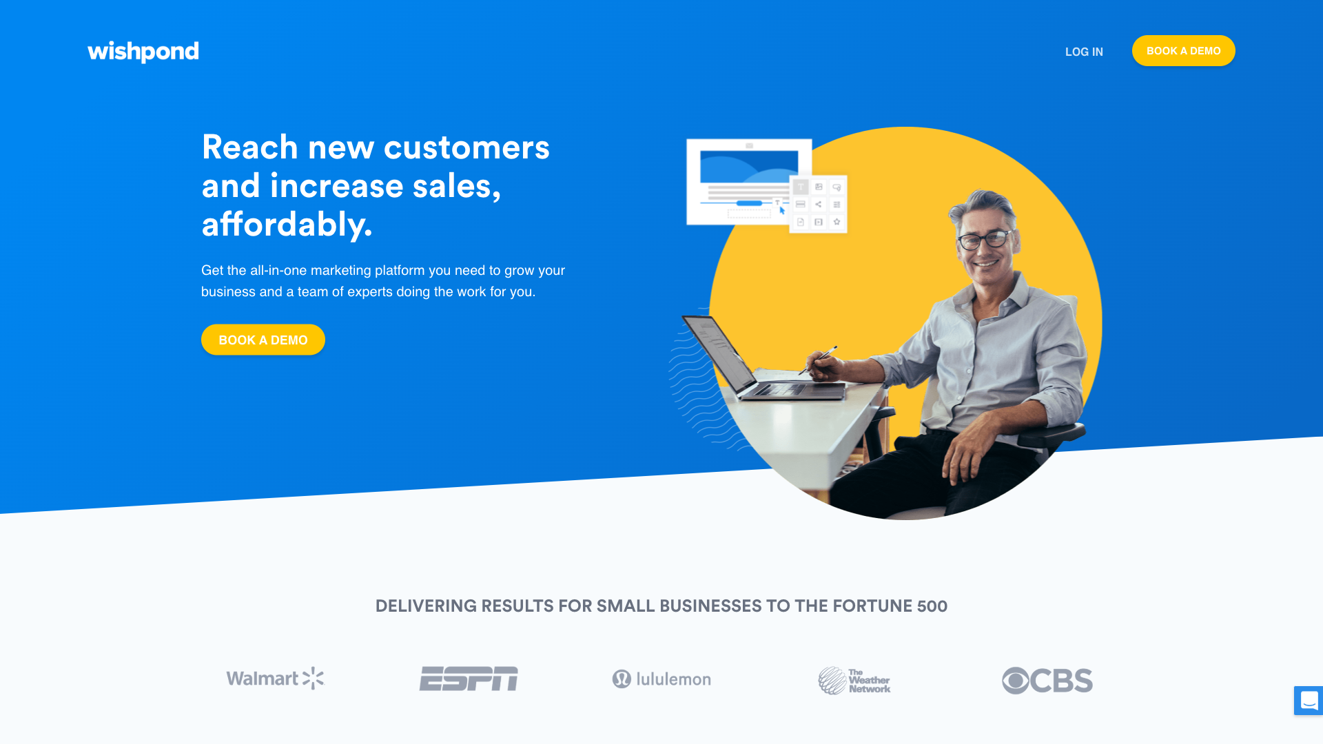 Wishpond Website Homepage